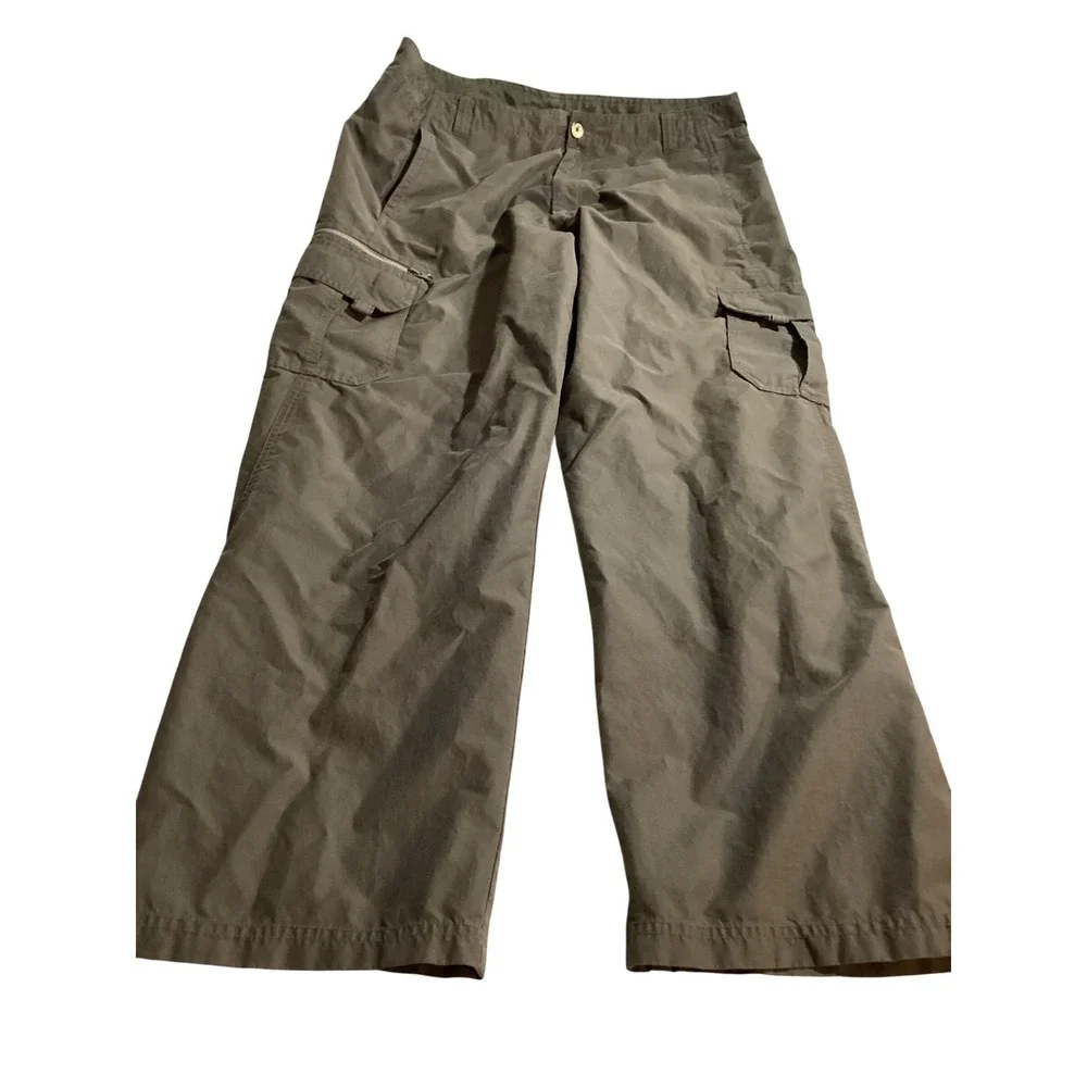 REI Mens Cargo Pants 36x30 Khaki Lightweight Outdoor Casual Hiking Camping(890) - Picture 2 of 7